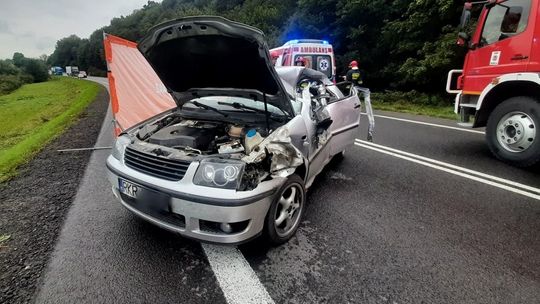 Poważny wypadek na DK19 w Trzcianie! Jedna ofiara śmiertelna