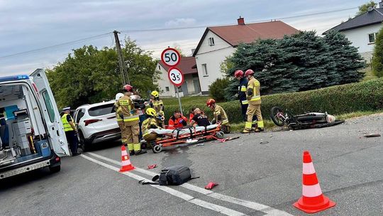 Poważny wypadek na DW864 w Rogach