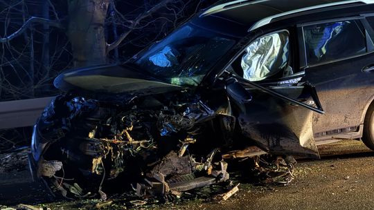 Poważny wypadek na granicy Orzechówki i Woli Komborskiej