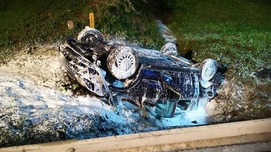 Poważny wypadek na trasie relacji Krosno - Sanok