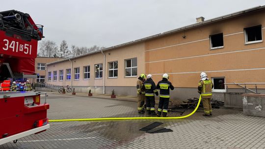 Pożar basenu przy Wojska Polskiego Pożar basenu przy Wojska Polskiego