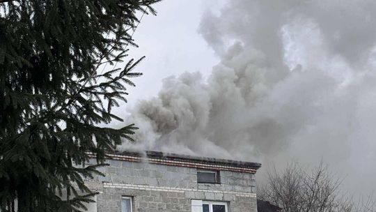 Pożar budynku mieszkalnego na Decowskiego