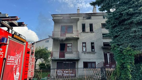 Pożar budynku przy ul. Guzikówka. Szósty raz