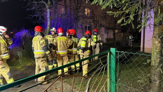 Pożar w budynku mieszkalnym we Wróbliku Szlacheckim