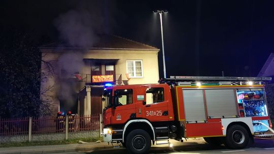Pożar w jednym z domów przy ul. Czajkowskiego