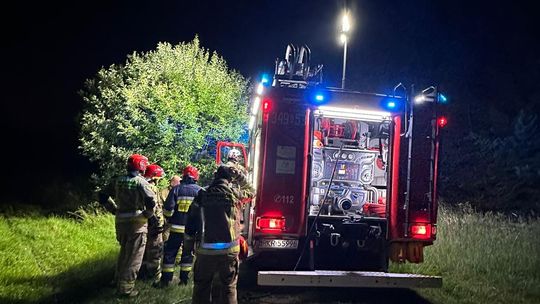 Pożar w jednym z domów w Tylawie. Poszkodowany mężczyzna