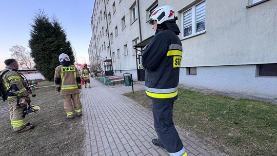 Pożar w jednym z mieszkań przy Krakowskiej