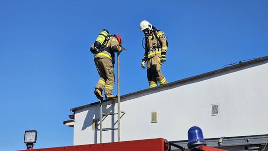 Pożar w piekarni w Jedliczu