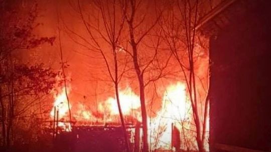 ? Pożar w Szczepańcowej. Strażacy uratowali dom przed ogniem