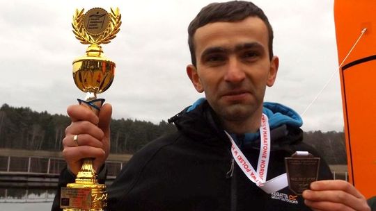 Prezes OSP Wrocanka z brązowym medalem Mistrzostw Polski w Maratonie Nordic Walking