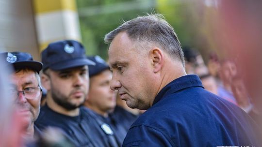 Prezydent RP Andrzej Duda odwiedził tereny dotknięte nawałnicami