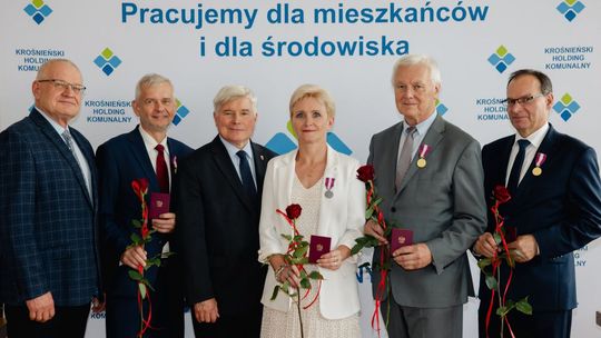 Prezydent RP nadał medale członkom Zarządu Krośnieńskiego Holdingu Komunalnego