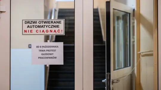 Protest głodowy w sanockim szpitalu. Napięcie rośnie