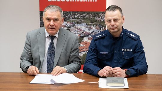 Przeciwdziałanie potencjalnym zagrożeniom. Współpraca PANS w Krośnie z Policją