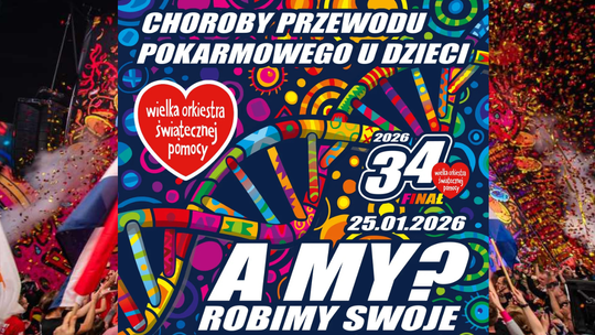 Przed nami 34 Finał WOŚP. Cel: zdrowe brzuszki dzieci