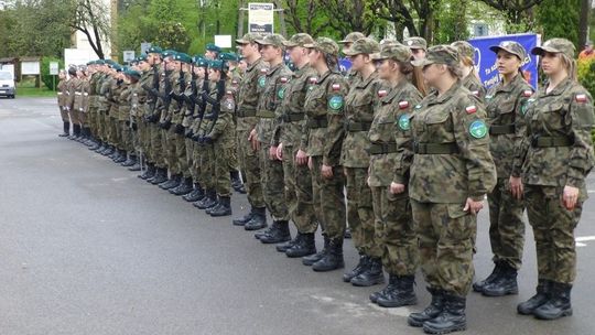 Przeglądu Musztry Klas Mundurowych w Rymanowie-Zdroju
