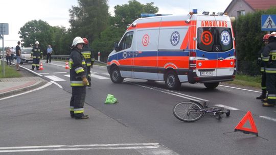 Pustyny: Pijany rowerzysta zderzył się z Audi