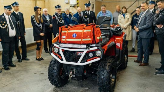 Quad w OSP Rymanów-Zdrój. Lepsze możliwości ratownicze w trudnym terenie