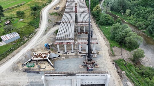 Budowa S19. Największy plac budowy w powiecie krośnieńskim na zdjęciach z powietrza
