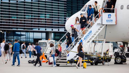 Rekord lotniska Rzeszów-Jasionka. W lipcu ponad 120 tys. pasażerów