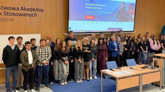 Rekordowy nabór na kierunek "Bezpieczeństwo wewnętrzne" w PANS Krosno
