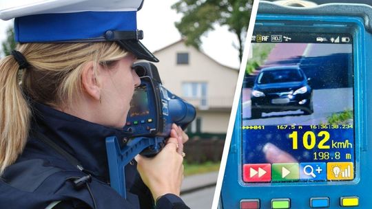 Rogi. 102 km/h w terenie zabudowanym. Recydywa kosztowała sporo