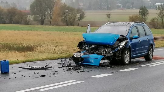 ROGI: Zderzenie dwóch pojazdów na ulicy Trakt Papieski