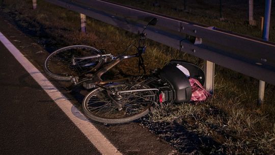 Rowerzystka potrącona na DK19 w Pustynach
