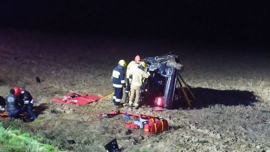RÓWNE: Dachowanie samochodu marki BMW na DK19 [AKTUALIZACJA]