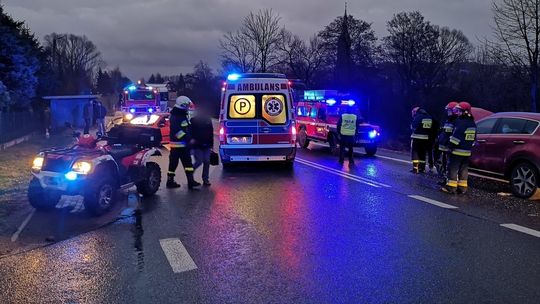 RÓWNE: Najechanie na tył na DK19