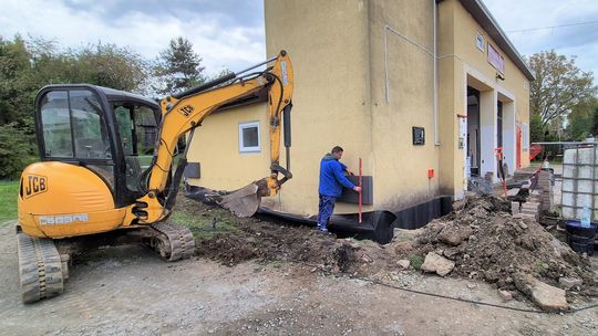 Rozbudowa remizy w Jaszczwi. Etap II nabiera tempa