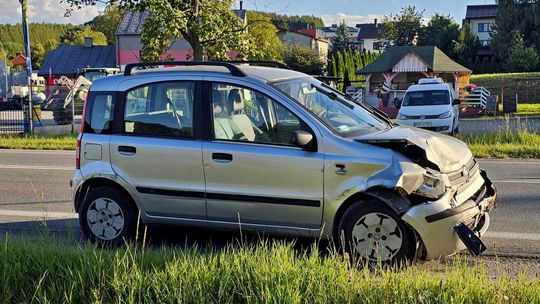 Rymanów. Chwila nieuwagi i kolizja gotowa na DK28