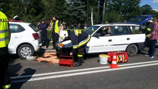RYMANÓW: Najechanie na siebie pojazdów. Utrudnienia na DK28