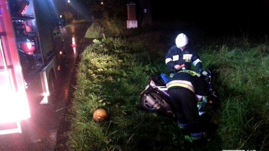 RYMANÓW: Stracił panowanie nad jednośladem