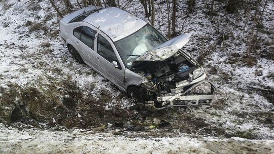 Rymanów Zdrój: Dachowała, a jej auto miało się zapalić