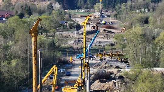 S19 Dukla-Barwinek: Prace idą mocno do przodu! Zobaczcie zdjęcia