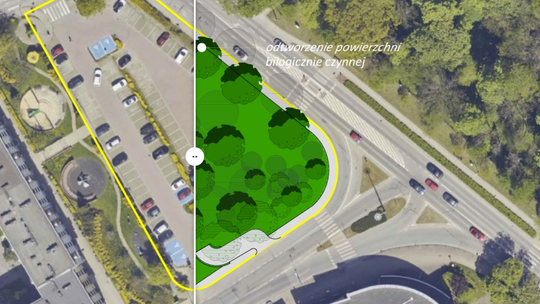 Schrony pod parkingami i zieleń zamiast asfaltu. Są konkretne lokalizacje