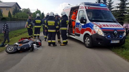 SIENIAWA: Zderzenie osobówki z jednośladem