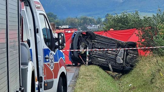 Śmiertelny wypadek pod Osiekiem Jasielskim
