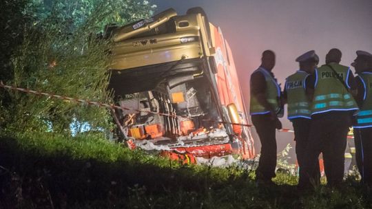 Sprawca wypadku autobusu w Leszczawie Dolnej w areszcie