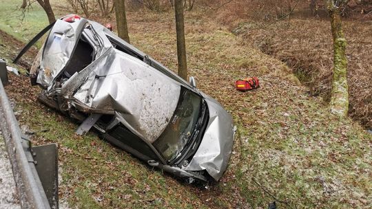 Sprawca wypadku w Jaszczwi nie miał prawa jazdy