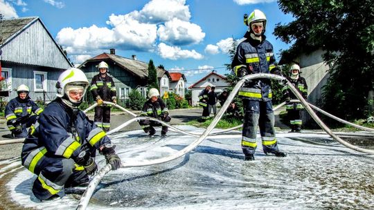Strażackie manewry w centrum Jaślisk