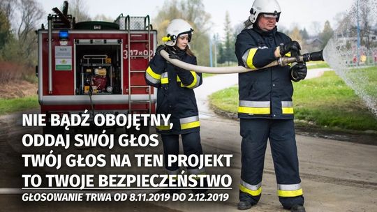 Strażacy ochotnicy z Krosna walczą o głosy w ramach Budżetu Obywatelskiego