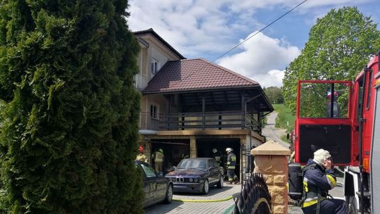 Strażacy wezwani do pożaru w jednym z budynków w Posadzie Górnej