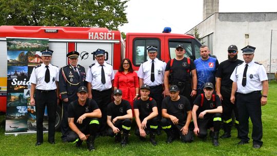 Strażacy z OSP Pustyny zajęli I miejsce w zawodach pożarniczych w Svidniku