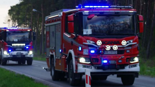 Strażacy z Podkarpacia ruszyli na Lubelszczyznę. Będą gasić ogromny pożar lasu