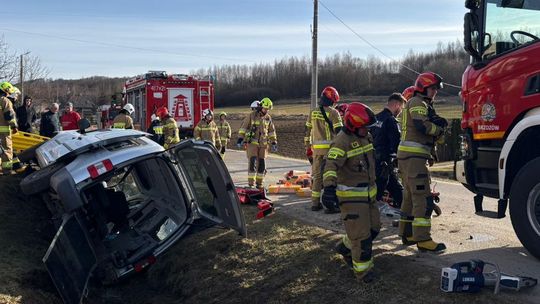 Brzozowscy strażacy zawsze gotowi do pomocy, nawet poza służbą
