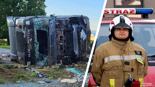Strażakiem się JEST, a nie BYWA! Druh Mateusz z OSP Krościenko Wyżne bohaterem dnia