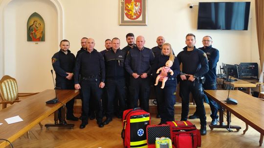 Strażnicy miejscy z Krosna szkolili się z pierwszej pomocy