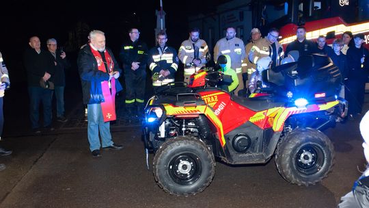 Światełko Betlejemskie i nowy quad ratowniczy dla OSP KSRG Łączki Jagiellońskie